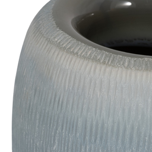 Vaso in Vetro Rotondo Moderno Decorativo per Fiori, Centrotavola Elegante, Decorazione per la Casa Stile Capri - Product Image 4