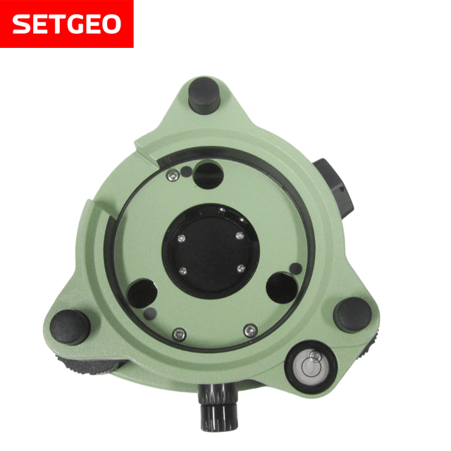 SETGEO Tribrach with Optical Plummet for Surveying Equipment Use Green Color GDF112-1 Total Station Base Accessory