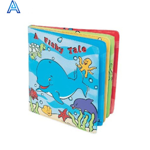 Libro de educación temprana para niños de PVC de vinilo duradero de alta calidad, álbum para libro de baño de bebé, juguete suave - Product Image 5