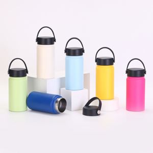 Termo de Viaje Personalizado de 350ml/550ml, Botella de Agua Deportiva de Acero Inoxidable de Doble Pared, Portátil con Asa para Gimnasio y Viajes Diarios - Product Image 3