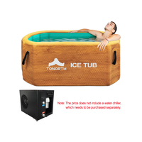 Bain de glace TONORTH avec logo personnalisé, en PVC, pour application extérieure, disponible en gros