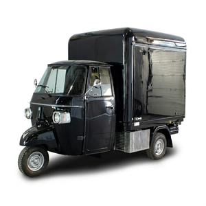Tricycle Électrique Food Truck Chariot de Restauration Mobile à Trois Roues Résistant à la Rouille Longueur 3m Garantie 5 Ans Café Pizza Taco Glace - Product Image 1