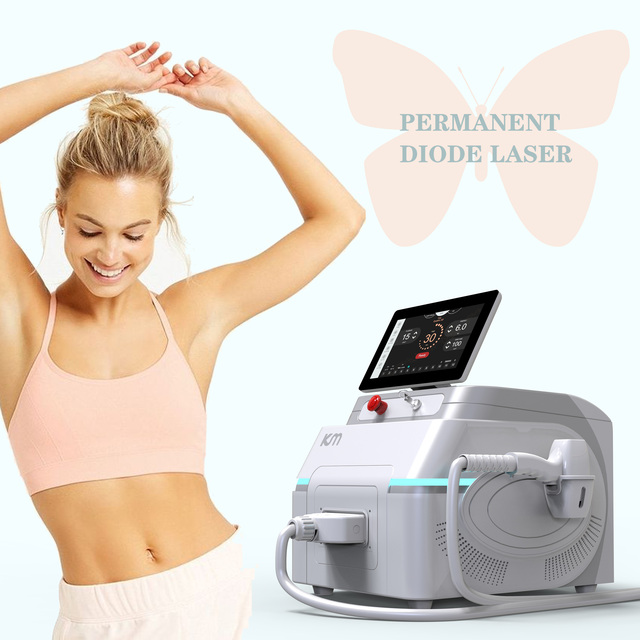 2026 Newest Design Portable 5 Waves 755 808 830 940 1064nm Diode Laser Hair Removal Machine with AI Technology