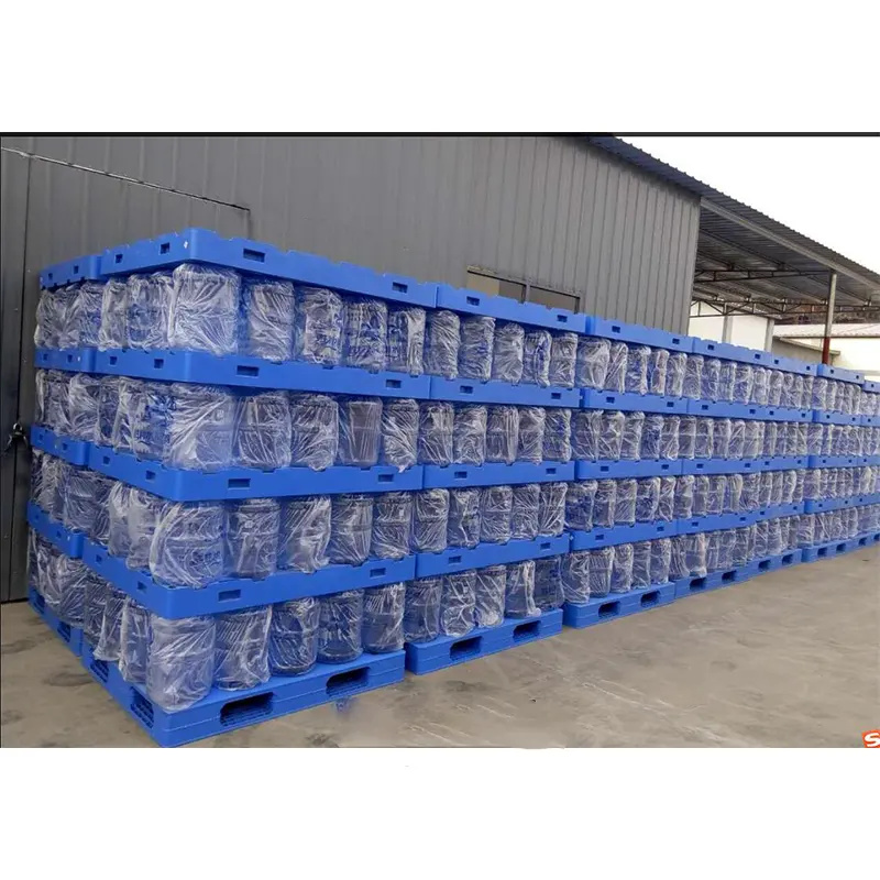 16 chai 5 gallon chai nước xếp chồng lưu trữ Pallet Nhựa HDPE