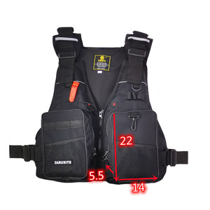 Chaleco de <span class=keywords><strong>Pesca</strong></span> Transpirable con Múltiples Bolsillos y Traje Salvavidas para <span class=keywords><strong>Pesca</strong></span> en el Mar y Deportes Acuáticos, Equipo de Vadeo - Product Image 1