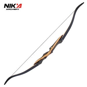 Arco Recurvo de Caza Personalizado, Arco de Tiro con Arco Desmontable de Fibra de Vidrio con Cuerpo de Madera en Venta - Product Image 2