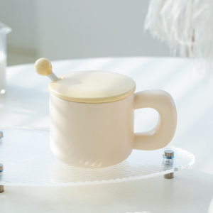 Taza de Cerámica Simple de Alta Estética, 380 ml, para Fiestas, Estilo Instagram para Chicas, Diseño Moderno, Taza para Beber en Casa u Oficina - Product Image 6