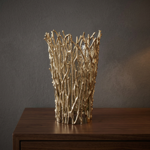 Lanterne dorée en laiton pour bougie, décoration d'intérieur, porte-bougie en métal durable, charme du soir - Product Image 5