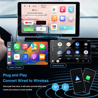 Fuallwin 3-en-1 Carplay Adapter Wireless 8 + 128G Compatible con Android Youtube Auto Multimedia CarPlay TV Box para automóviles