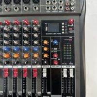 Console de mixage numérique professionnelle CT-120S à 12 canaux en métal avec réverbération intégrée pour scène, mariage, maison et utilisation en karaoké