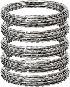 Limited Time Offer Low Price Custom-Size Iron <b>Wire</b> Razor <b>Barbed</b> <b>Wire</b> Strong Corrosion Resistance Electro-Galvanized Protection - Product Image 4