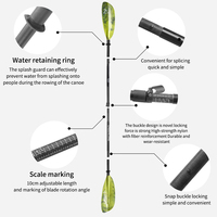 Pagaie réglable pour Stand Up Paddle (SUP) et Kayak, vente en gros, pour les passionnés de paddle