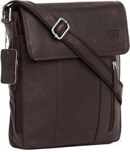 Sac bandoulière unisexe vintage authentique 100 % pur cuir véritable fait main pour tous les jours, modèle J. for London India - Product Image 6