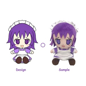 OEM ODM Bajo MOQ Llaveros de Peluche Personalizados Pequeños para Muñecas, Llavero de Peluche Chibi Personalizado para Niñas, Estándar de Seguridad - Product Image 2