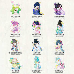 <span class=keywords><strong>Robotime</strong></span> Rolife US Warehouse Vinyl Toy Nanci Poetic Beauty Action Figure Dolls Character Model Blind Box - Product Image 5