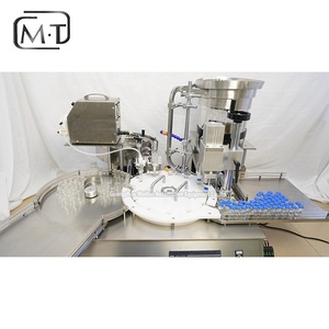 Tabletop Rotary Steroid Injectable Oil Vial Filling <strong>Stopper</strong> and Capping Machine for 10ml Vials/small <strong>Bottle</strong> Filling Machine - Product Image 2