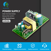 Alimentation à découpage isolée 24V 2A 48W SMPS pour bande LED, caméra IP CCTV, carte d'automatisation IoT pour maison intelligente CE