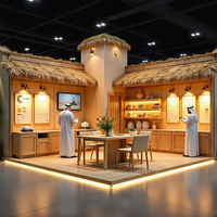 Stand d'exposition modulaire haut de gamme MEGA pour boutique de mode moderne, exposition d'art, événement