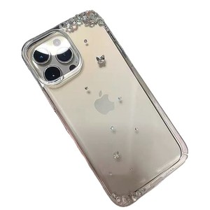 <span class=keywords><strong>Cover</strong></span> per <span class=keywords><strong>iPhone</strong></span> 17 da donna con strass e diamanti, custodia protettiva trasparente in morbido silicone per <span class=keywords><strong>iPhone</strong></span> 13/14/15/16 - Product Image 5