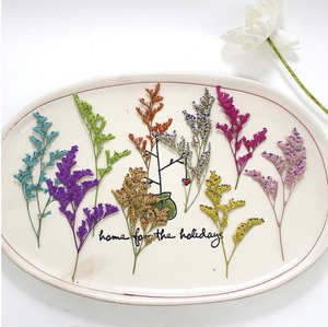 Fleurs Floral Résine Époxy <span class=keywords><strong>Tige</strong></span> Avec Branches Pression Positive Résine Moule Peinture Plante Naturelle Véritable Fleur Pressée - Product Image 3