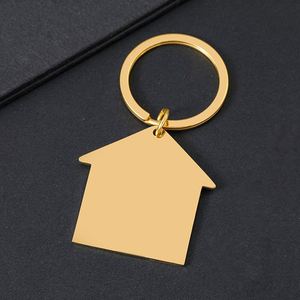 Porte-clés vierges personnalisés en acier inoxydable pour cadeau d'anniversaire, vente en gros - Product Image 3