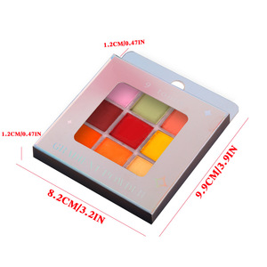 9 colores degradado sólido espejo mágico palmaditas frotamiento paleta pigmento Gradual cromo manicura arte accesorio sombra de ojos juego de polvo - Product Image 5