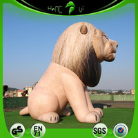 Ballon publicitaire gonflable géant en forme d'animal, décoration de lion gonflable pour les célébrations de carnaval