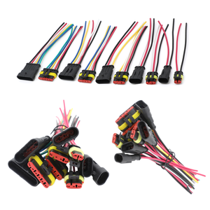 汽车 1/2/<span class=keywords><strong>3</strong></span>/4/5/6 针放大器 1.5 毫米系列 Superseal 防水连接器电线插头尾线定制 LED 灯线束 - Product Image 1