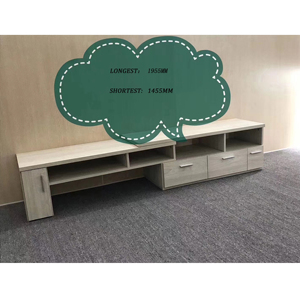 Latest Modern Adjustable Length <strong>Corner</strong> <strong>Tv</strong> Table with Drawer Home <strong>TV</strong> <strong>Stand</strong> for Living Room - Product Image 1