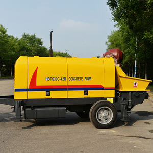 أفضل خدمة: مضخة خرسانة متنقلة بسعة كبيرة 30 متر مكعب في الساعة، مضخة خرسانة ديزل محمولة على مقطورة للبيع - Product Image 1