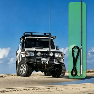Antenne mobile pour voiture SHENGDA SD-ER450 477 MHz UHF, 810 mm, ressort robuste en acier inoxydable, gain 6,0 dBi, connecteur SM A/FME - Product Image 1