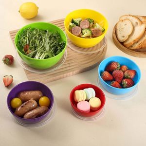 4-Piece Kitchen Organizer Set Large Capacity Plastic Food Storage Bowls for Refrigeration & Storage - Product Image 3