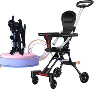 Poussette pliable portable pour bébé Jouets en lin Cadeau éducatif léger Ensemble de jeu de bonbons Trotteur pour enfants Chariot pour bébé Temps de jeu Anduosen
