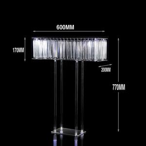 Grand <span class=keywords><strong>Vase</strong></span> à fleurs décoratif <span class=keywords><strong>Transparent</strong></span> en acrylique, centre de Table pour Table de mariage - Product Image 1