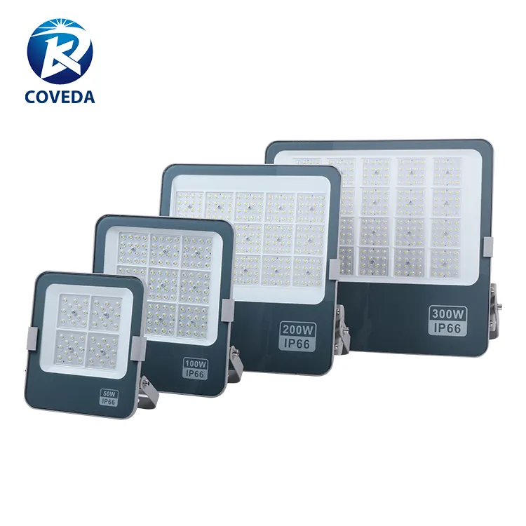 High Quality 50W 100W 200W 300W 400W 600W Aluminum IP66 Waterproof Outdoor Lighting LED Flood Lights