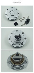 Bouchon de réservoir de carburant antivol avec clés pour <span class=keywords><strong>Honda</strong></span> CB400 CBR600 CBR250 VFR30 – Pièces de rechange pour moto - Product Image 6