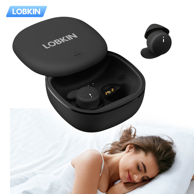 Wireless Noise Blocking Sleeping Headphones Sleep Earphones for Side Sleepers in Ear Soft Mini Invisible Earbuds for Sleeping