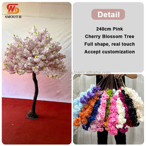 Árbol de Flores de Cerezo Rosa en Forma de S LEDA, Decoración Duradera para San Valentín, Bodas, Cumpleaños - Product Image 4