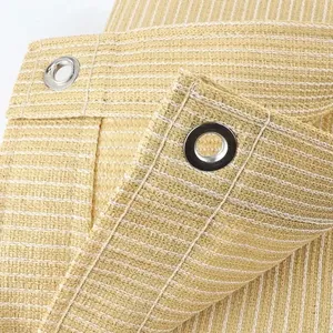 Filet pare-soleil rectangulaire en HDPE tricoté warp avec œillets pour pergola de jardin et <span class=keywords><strong>abri</strong></span> d'intimité pour balcon - Product Image 2