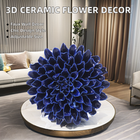 Décoration murale en céramique blanche unie faite à la main avec motif de rose aromatique pour la fête des mères 2023