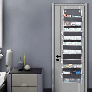 Organisateur de rangement suspendu pour salle de bain, garde-manger, chambre d'enfant, salon, chambre à coucher, maison, organisateur de rangement à suspendre sur la porte - Product Image 6