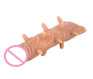 Hochwertige Frauen-Verlängerungshülle aus Flüssigsilikon mit Vibration und Heizfunktion, Realistischer Dildo, Erwachsenen-Masturbator, Sexspielzeug für Orgasmen - Product Image 3