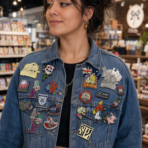 Spille da bavero personalizzate in smalto duro, spille in metallo con logo, all'ingrosso, a tema cartone animato, bandiera, barbiere, <span class=keywords><strong>NASA</strong></span>, da collezione, souvenir - Product Image 3