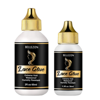 Lem Wig emas tahan air 60ml, lem renda kekuatan ekstra genggam depan tahan air