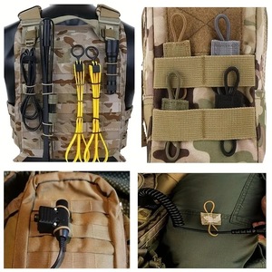 D5440 Dominator Attache élastique <span class=keywords><strong>à</strong></span> boucle pour sacs <span class=keywords><strong>à</strong></span> dos, sacs <span class=keywords><strong>à</strong></span> bandoulière, gilets, rubans de fixation, équipement tactique extérieur et clips de fixation MOLLE - Product Image 2