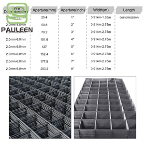 Tấm lưới thép hàn nặng 3mm 2.3mm Dày 4x8 ft Kích thước 1x1 1x2 lỗ hàng rào thép mạ kẽm - Product Image 2