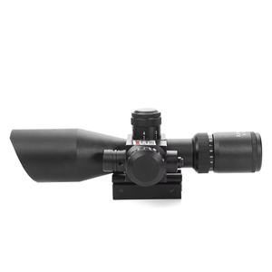 Teropong Senapan Combo 2.5-10x40 Reticle Beriluminasi Merah/Hijau dengan Laser Sight Lapisan Multi-Coated Penuh - Product Image 2