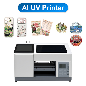 Imprimante UV de bureau A4 mini très populaire avec accessoires offerts, fonction de dessin créatif par IA, imprimante jet d'encre intelligente pour coques de téléphone - Product Image 1
