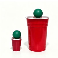 Kerst Cup Toss Prijs-spelset - Familiefeest