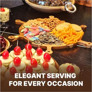 Accessoires <span class=keywords><strong>de</strong></span> cuisine <span class=keywords><strong>de</strong></span> haute qualité, 6 pièces, <span class=keywords><strong>plateau</strong></span> à pizza profond amovible <span class=keywords><strong>de</strong></span> 12 pouces, planche à pizza en bois avec couteau à pizza - Product Image 3